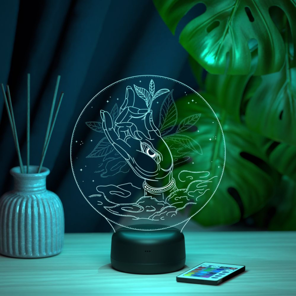 3D светильник  Светильник "Хамса"