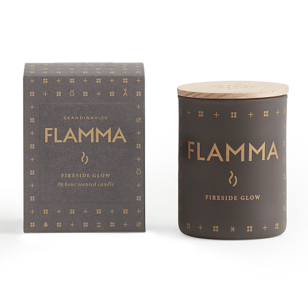 Свеча ароматическая flamma с крышкой, 55 г