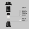 Встраиваемый светильник Technical DL118-15W-4K-B