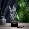 3D светильник  Светильник "Французский бульдог"