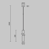 Подвесной светильник Maytoni MOD303PL-01CFL3