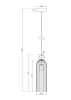 Подвесной светильник Maytoni MOD302PL-01GR