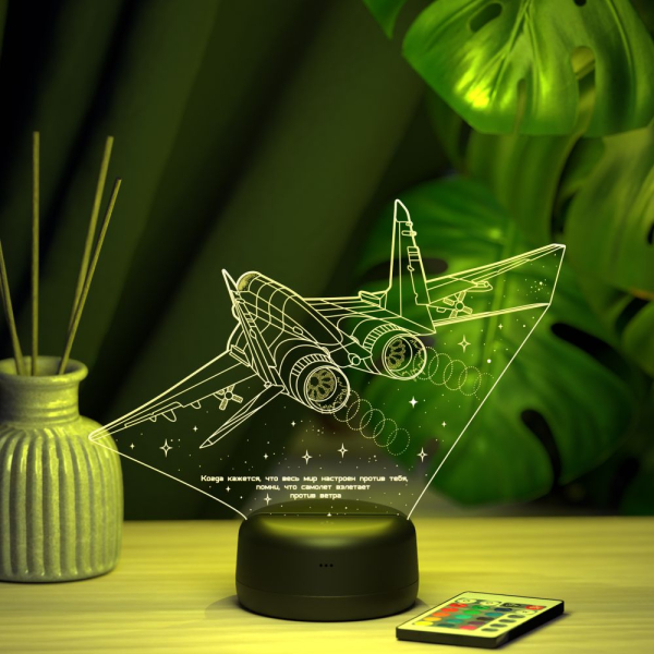 3D светильник  Светильник "Самолет Миг - 29"