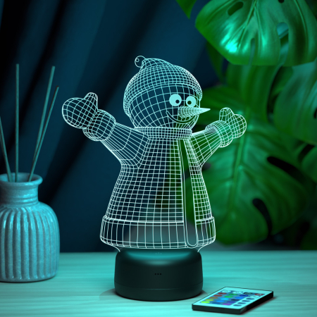 3D светильник  Светильник "Снеговик"