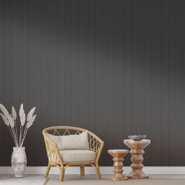 2К Профиль Старт-Финиш МДФ Stella Wave De Luxe Black Lead 2700x55x16 (упак.4шт.)