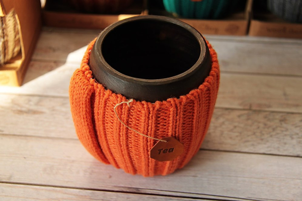 Вязаная кружка "Пунш"