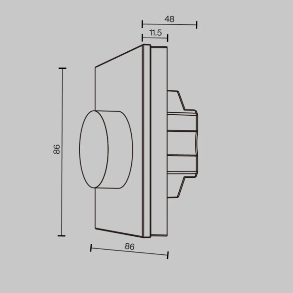Роторная панель управления Lighting control 711028