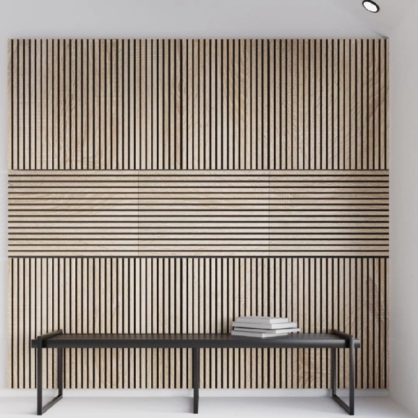 Панель Стеновая Акустическая Stella Trend Standart Дуб Сонома 900х600х21 (уп.1шт.)