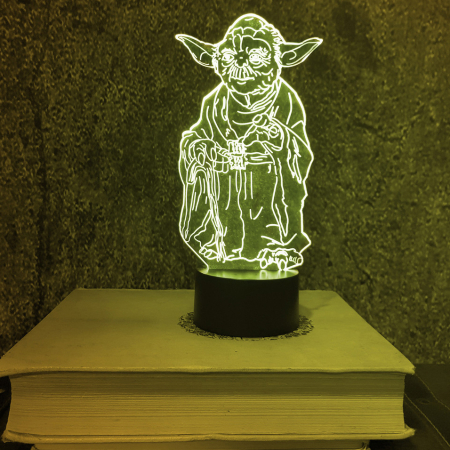 3D светильник  Йода