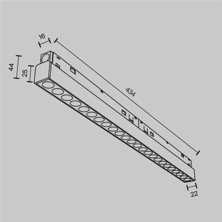 Трековый светильник Technical TR031-4-24WTW-DD2-B
