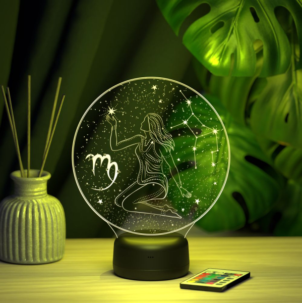 3D светильник  Светильник "Зодиак - Дева"