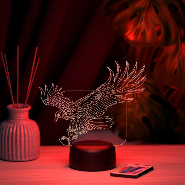 3D светильник  Светильник "Орёл"