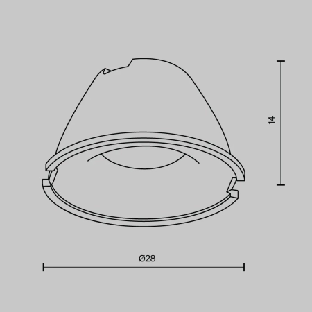 Аксессуары честный знак Technical LensD28-24