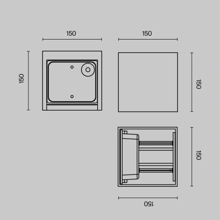 Архитектурная подсветка Outdoor O572WL-L20B3K