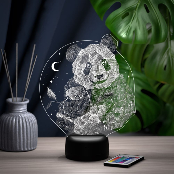 3D светильник  Светильник "Панда"