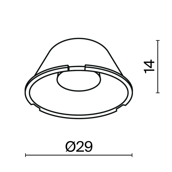 Комплектующие для светильника Technical LensD29-15