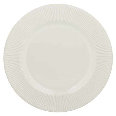 Обеденная тарелка linear 27 см белая
