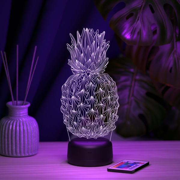 3D светильник  Светильник "Ананас"