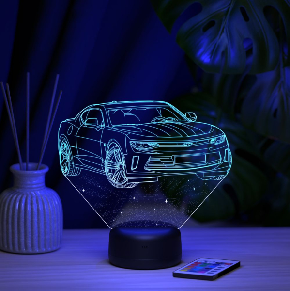 3D светильник  Светильник "Автомобиль Chevrolet Camaro #2"