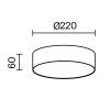 Потолочный светильник Technical C032CL-24W3K-RD-B
