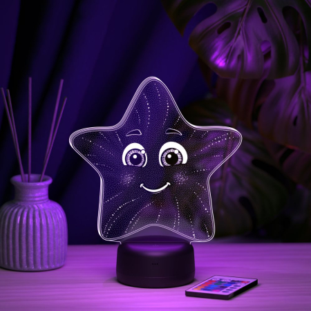 3D светильник  Светильник "Звёздочка"