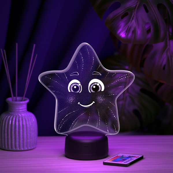 3D светильник  Светильник "Звёздочка"