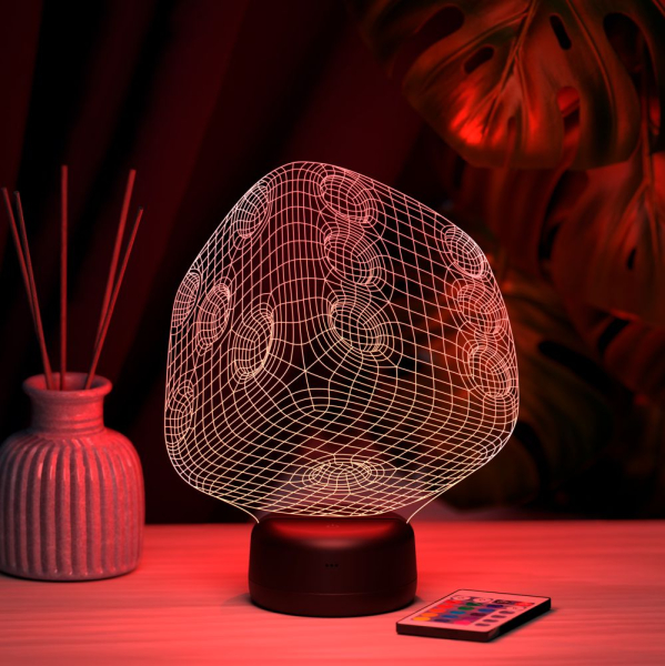 3D светильник  3д светильник "Кубик"