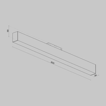 Трековый светильник Technical TR012-2-20W3K-B