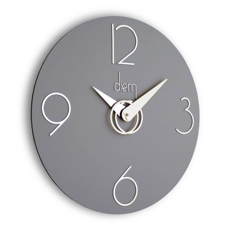 Настенные часы Diem Оливковый серый