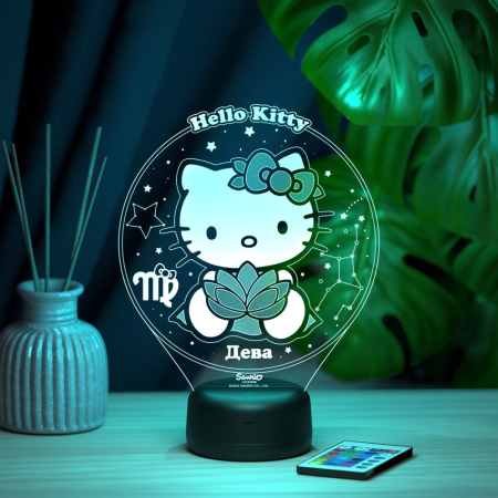 3D светильник  Дева - Hello Kitty