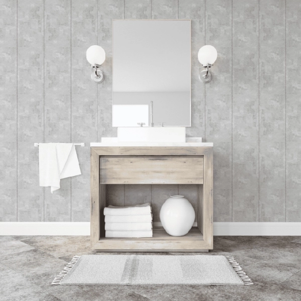 Панель ПВХ Бетон Добор 736/1 2,7*0,25 STELLA Light