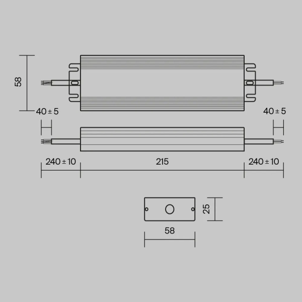 Источник напряжения Technical PSL008-100W-48V-IP67