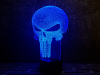 3D светильник  Каратель (Punisher)