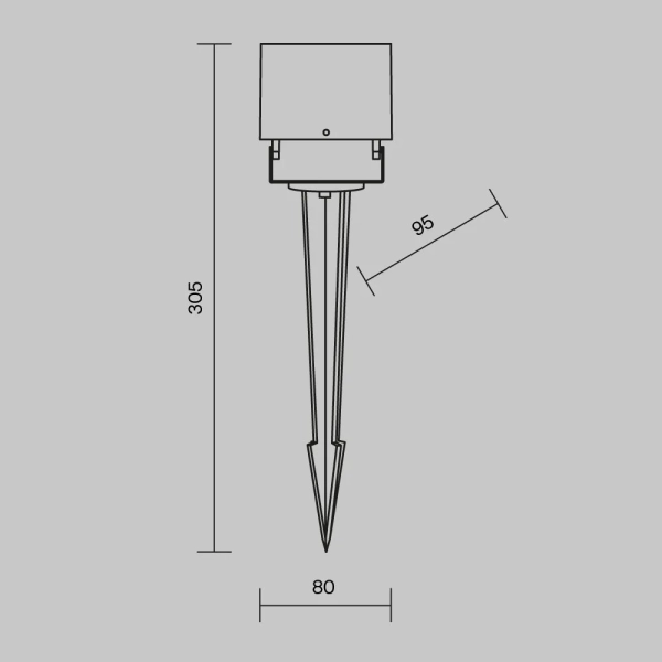 Ландшафтный светильник Outdoor O309FL-L8B3K