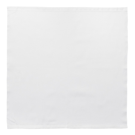 Салфетка белого цвета с фактурным рисунком из хлопка из коллекции essential, 53х53см