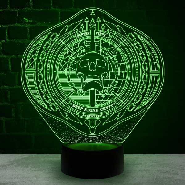 3D светильник  Deep Stone Crypt (Destiny 2)