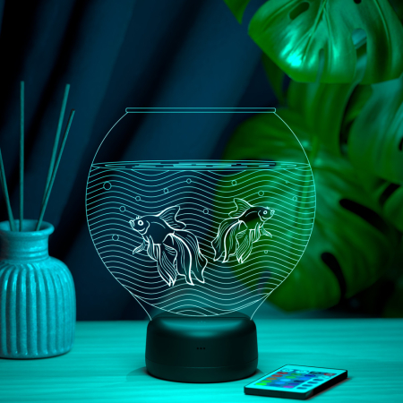 3D светильник  Светильник "Аквариум"