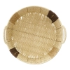 Корзина плетеная круглая bodhran chocolate из коллекции ethnic, размер l