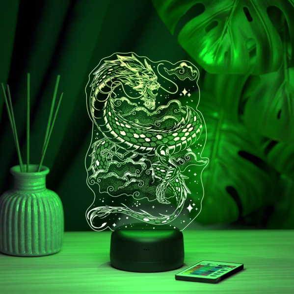 3D светильник  Светильник "Китайский дракон #3"