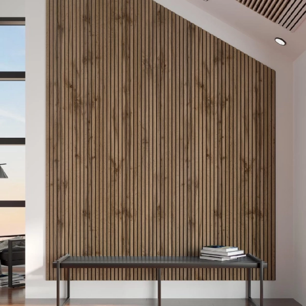 2К Панель Стеновая Акустическая Stella Trend Light Пекан 2780х600х21 (упак. 1шт.)