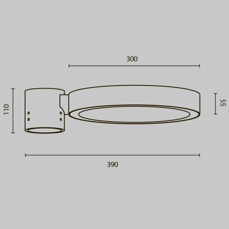 Парковый светильник Outdoor O472H-L50GF3K