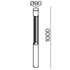 Ландшафтный светильник Outdoor O427FL-L12GF3K