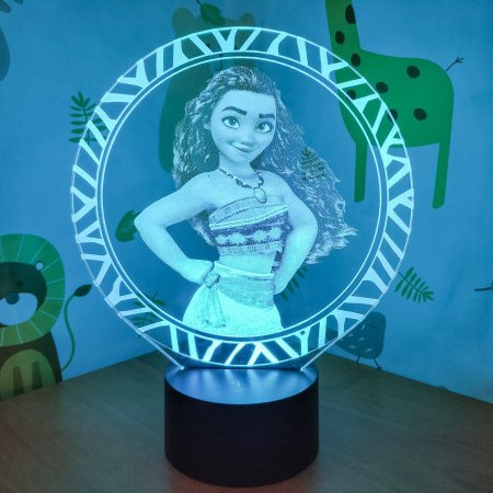 3D светильник  Моана