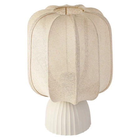 Лампа настольная texture rib, 27х39 см, бежевая