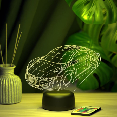 3D светильник  Светильник "Автомобиль"