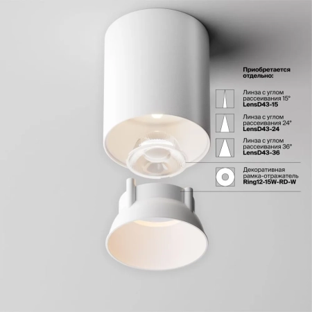 Потолочный светильник Technical C064CL-12W3K-RD-WB