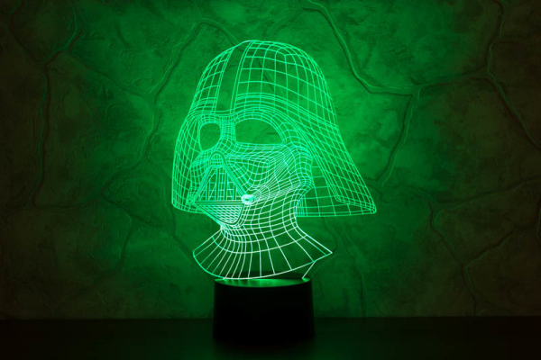 3D светильник  Дарт вейдер 3D