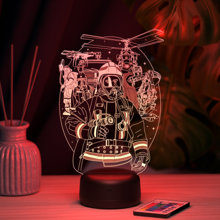 3D светильник  Светильник "Пожарный"