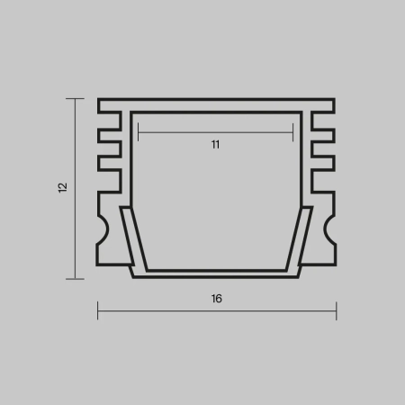 Профиль Led Strip 631005