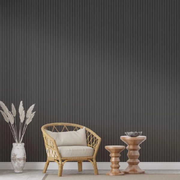 2К Профиль Финиш МДФ Stella Beats De Luxe Black Lead 2700x77x16 (упак.4шт.)